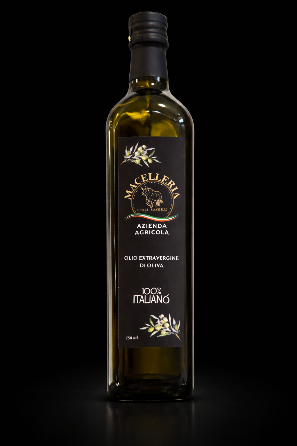 Bottiglia olio extravergine Macelleria Luzzi Saverio